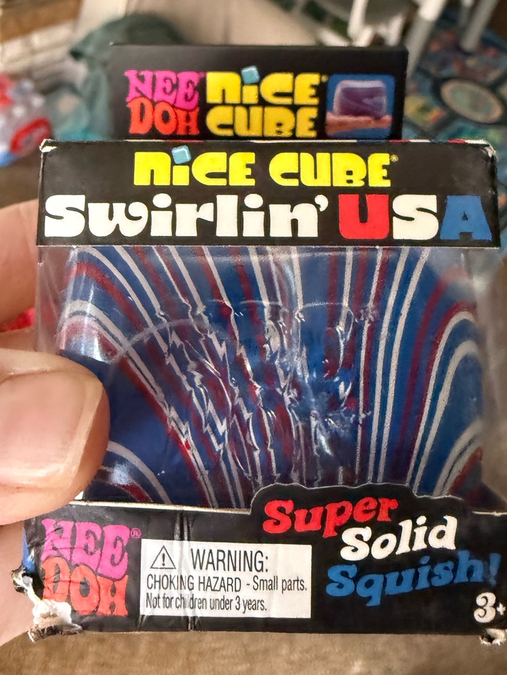 Schylling Needoh- Swirl USA- Cube (AUTHENTIC)